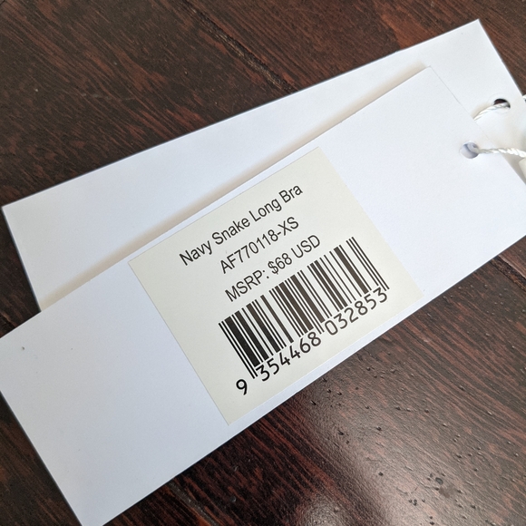 All Fenix Snake Print Python Longline Sports Bra - Picture 6 of 6